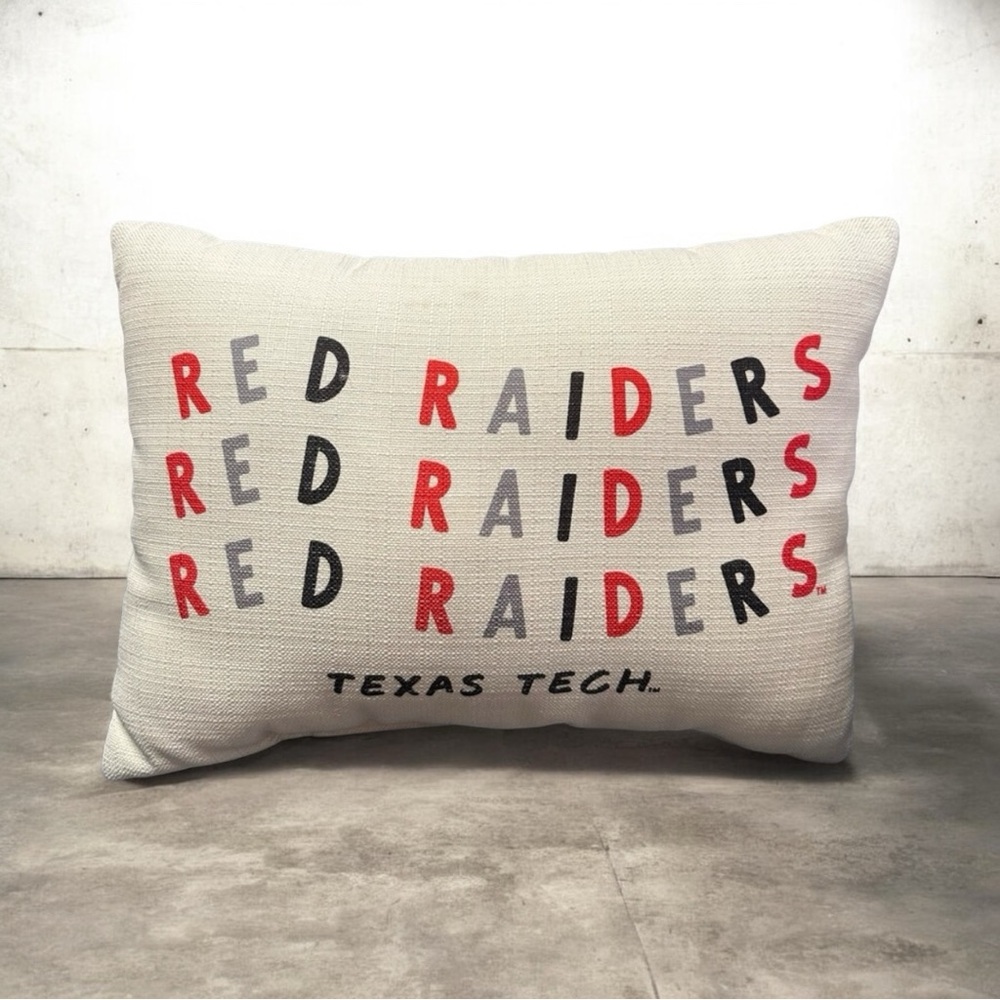 Texas Tech Wiggle Red Raiders Pillow
